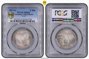 1937-G 5 Mk J-367 MS63