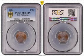 1904 1/2C MS64BN