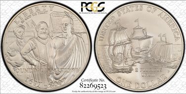 2007-P $1 Jamestown MS69