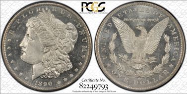 1890-O $1 MS65DMPL