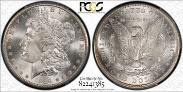 1889-S $1 MS66