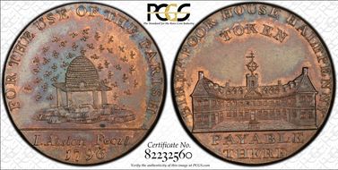 1796 Tk 1/2D DH-63 Warwickshire, Alston's MS63BN