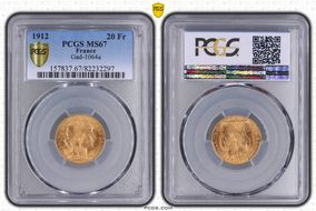 1912 20 Fr Gad-1064a F-535 Refrappe MS67