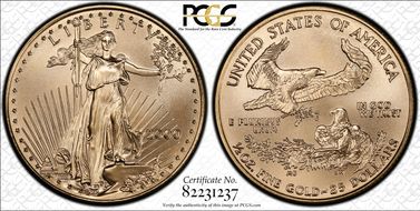 2000 $25 Gold Eagle MS69