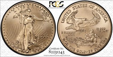 2000 $25 Gold Eagle MS69