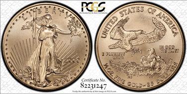 2000 $25 Gold Eagle MS69