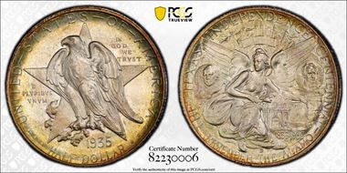 1935-D 50C Texas MS68+ 