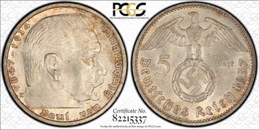 1937-E 5 Mk J-367 MS64