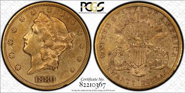 1880-S $20 N1
