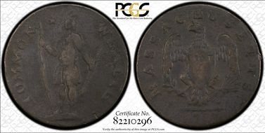 1787 Cent Massachusetts N1BN