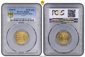 1930-E 10 Rcpfg J-317 MS66