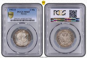 1902-E 2 Mk J-124 MS65