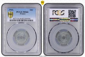 .1941. 10C Gad-288 Souligné MS66