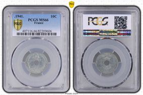 .1941. 10C Gad-288 Souligné MS66