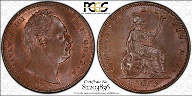 1834 1/4D S-3848 MS65BN