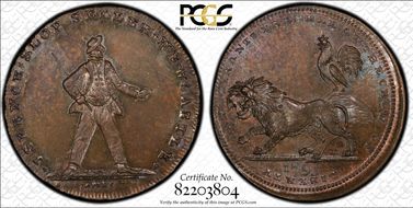 1795 Tk 1/2D DH-11 Northumberland MS65BN