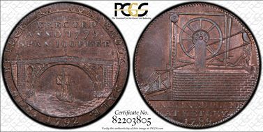 1792 Tk 1/2D DH-7 Shropshire MS65RB