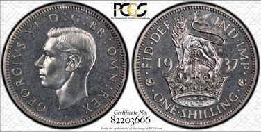 1937 Shil S-4082 English Rev PR65