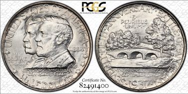 1937 50C Antietam MS67