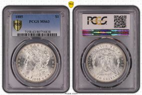 1885 $1 MS63