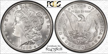 1900 $1 MS66+