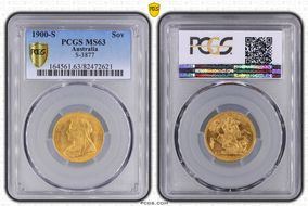 1900-S Sov S-3877 MS63