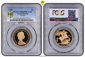 1982 £2 S-SD1 St. George PR69DCAM