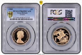 1982 £2 S-SD1 St. George PR69DCAM