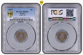 1927 5C Gad-170 F-122 MS64