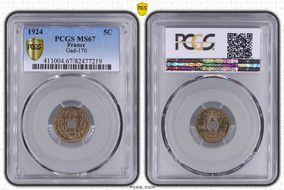 1924 5C Gad-170 F-122 MS67