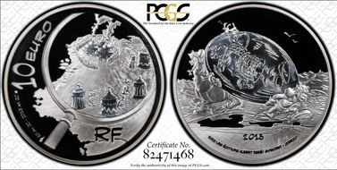 2013 € 10 Asterix and Obelix PR69DCAM
