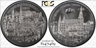 2015 € 10 Vienna MS69