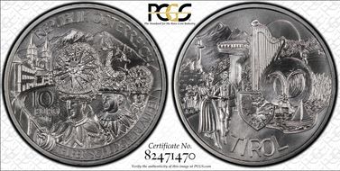 2014 € 10 Tirol MS70