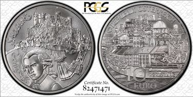 2014 € 10 Salzburg MS70