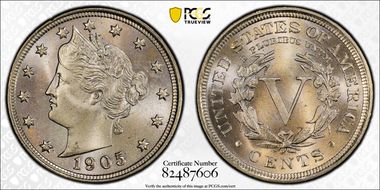 1905 5C MS66+