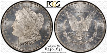 1886 $1 MS66PL