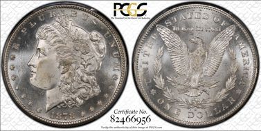 1878-S $1 MS66