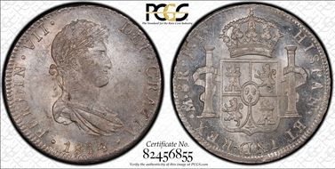 1814/3-Mo JJ 8 R Calico-1325 Yon-M8-114b MS63