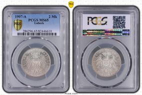 1907-A 2 Mk J-81 MS65