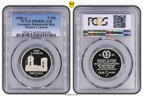 1985-A 5 Mk Dresden PR68DCAM