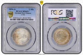 1894-A 2 Mk J-706 MS63+