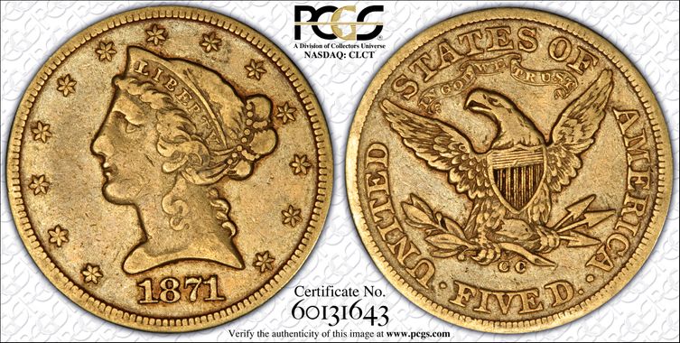 Cert 60131643 - Coin Image