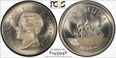 "1936" Medal FM23b Edward VIII RE MS68