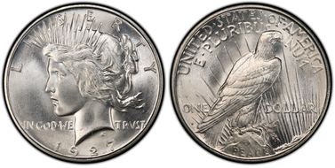 1927-D $1 MS65+