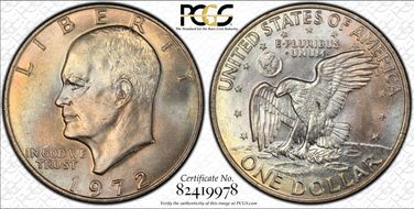 1972 $1 Type 1 MS65