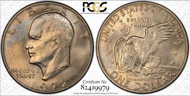 1972 $1 Type 1 MS65
