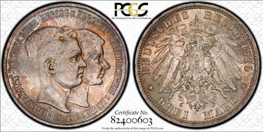 1915-A 3 Mk Wedding J-57 MS65