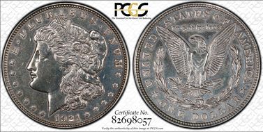 1921 $1 Morgan N1