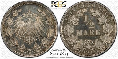 1905-F 1/2 Mk J-16 PR64CAM