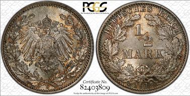 1915-E 1/2 Mk J-16 MS67